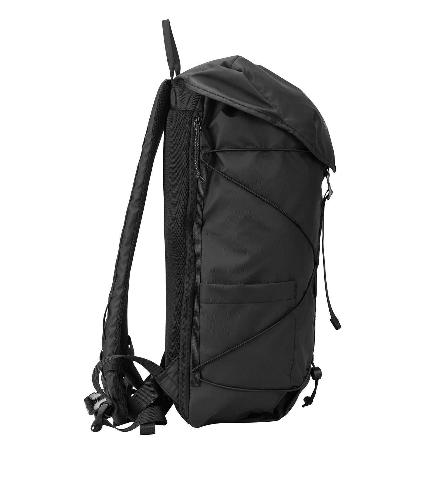 Wharfe Flap Over Backpack 22L Black