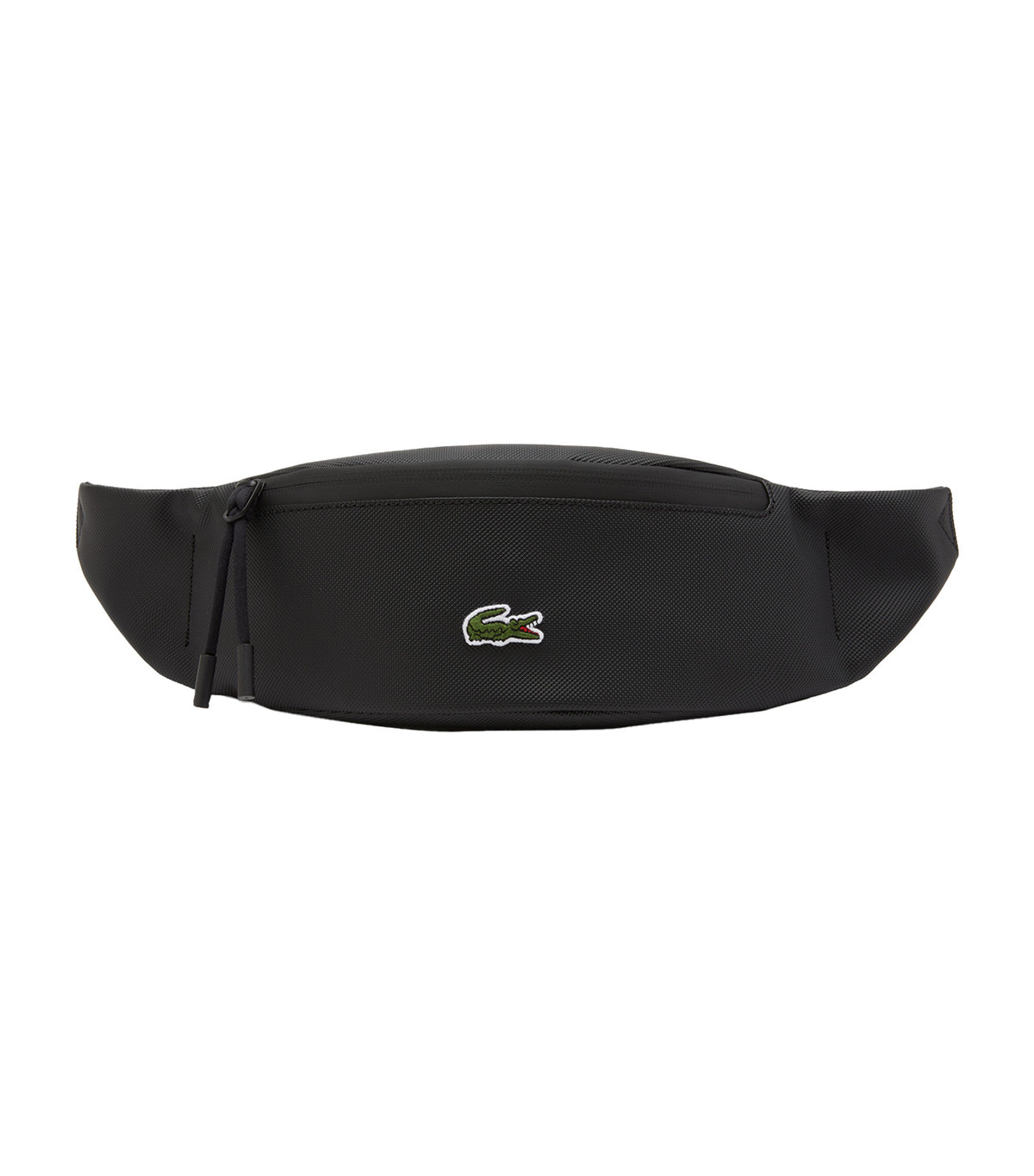 Lacoste Men's Coated Canvas Zipped Waist Bag Noir Rustan's