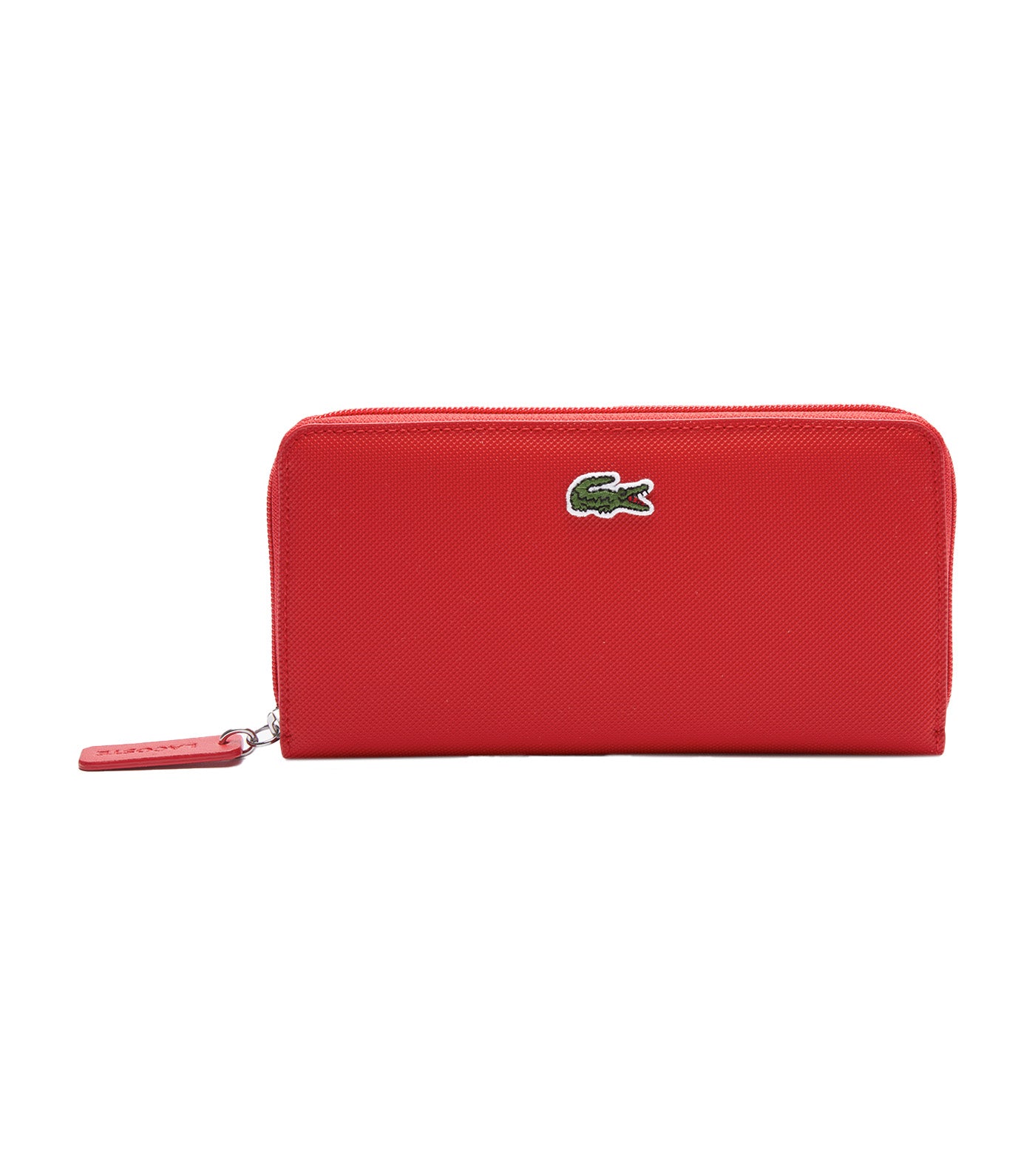 Women's L.12.12 Concept 12 Card Zipped Wallet Rouge