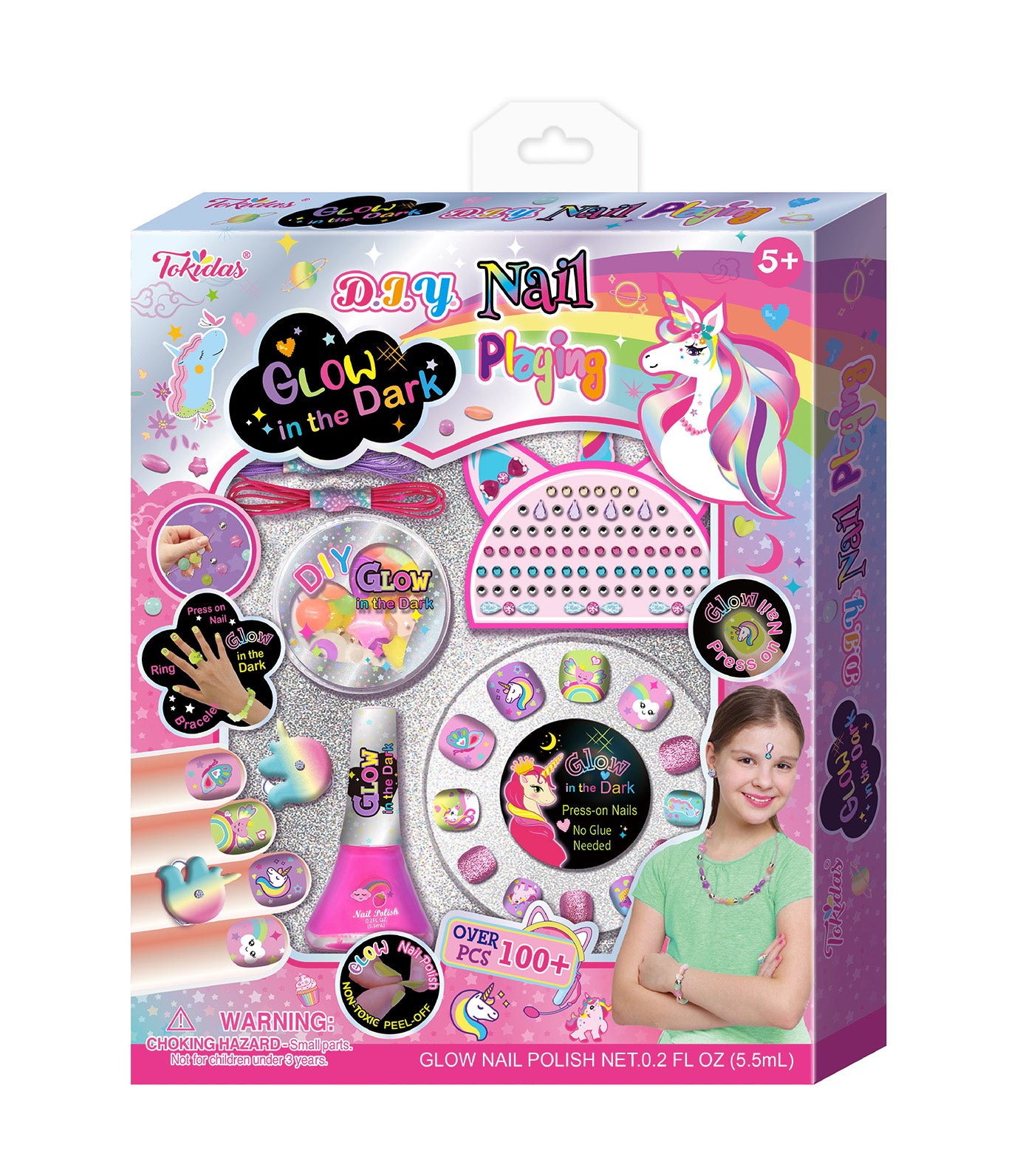 DIY Nail Playing Glow