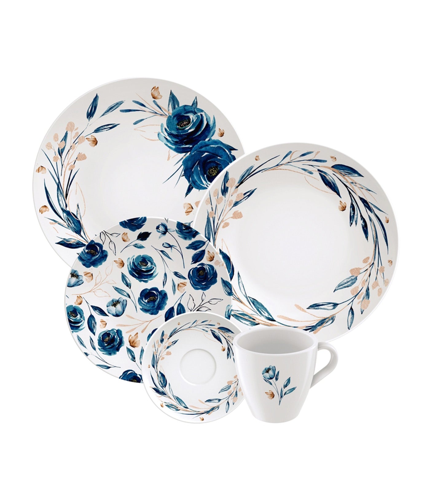 Tramontina Ana Flor Decorated Porcelain Collection 
