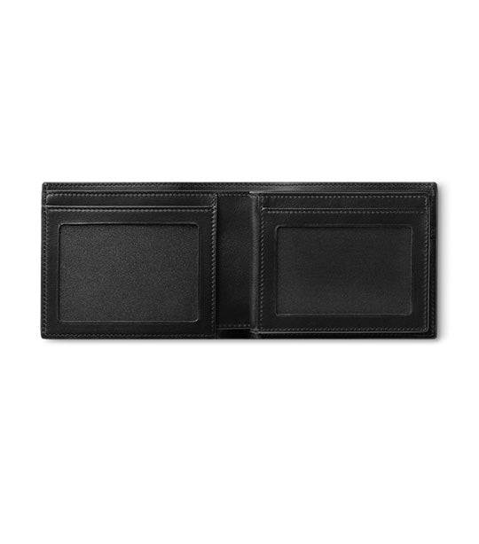 Meisterstück 4810 Wallet 6cc with 2 View Pockets Black