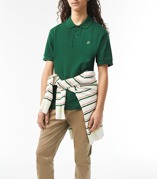 Men's Classic Fit Organic Cotton Piqué Polo Green
