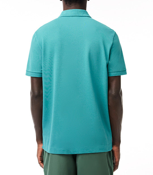 Men's Lacoste Paris Polo Shirt Regular Fit Stretch Cotton Piqué Ocelle