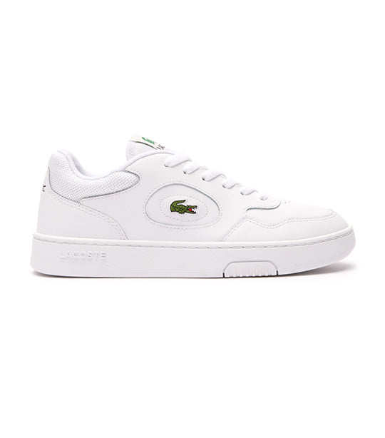 Women's Lineset Leather Trainers White/White