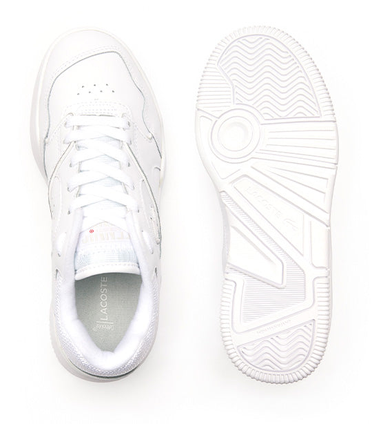 Women’s Lineshot Signature Heel Leather Trainers White/White