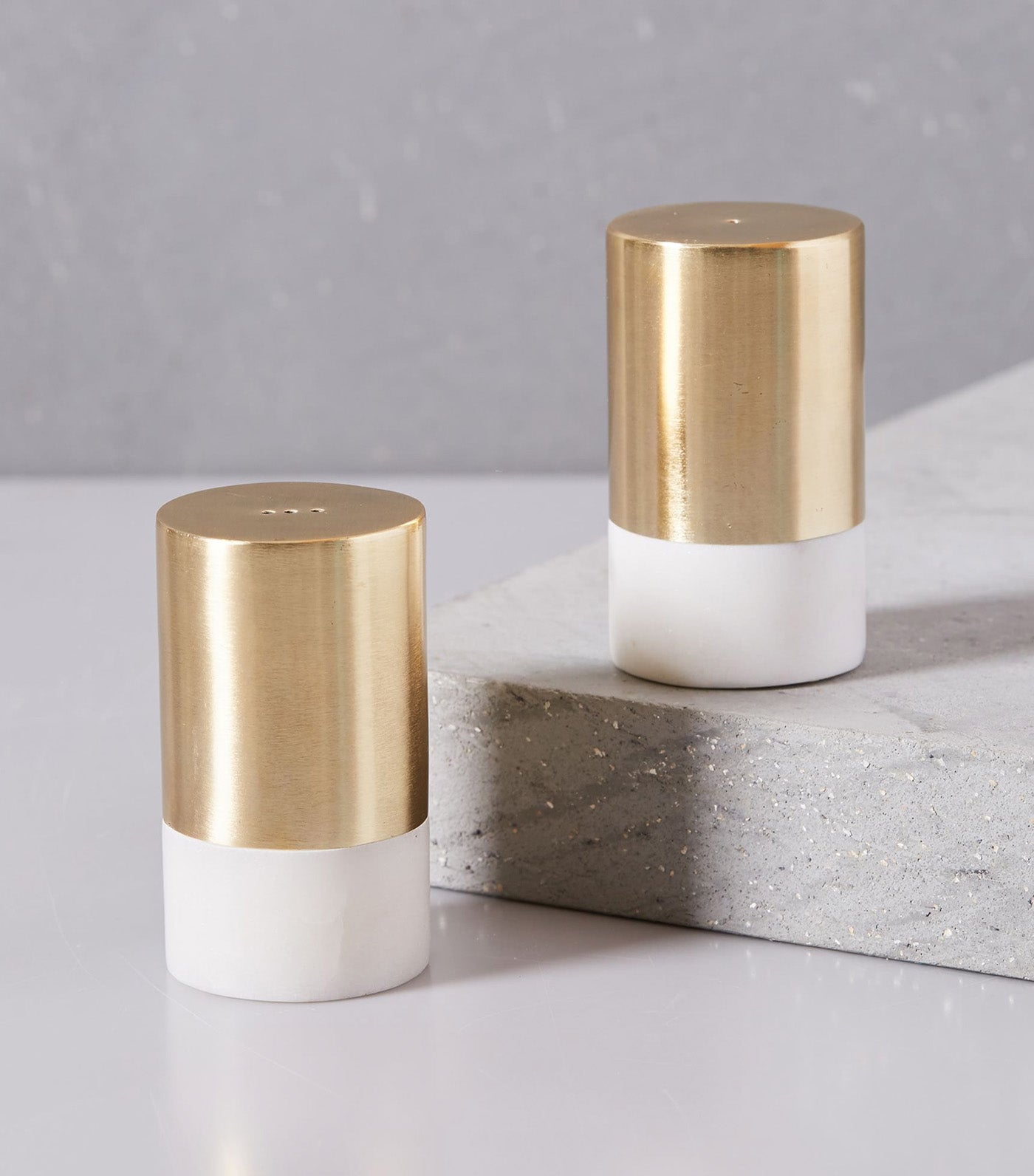 west elm Marble & Brass Shakers