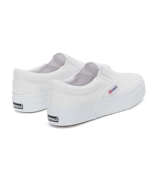 2740 Platform Slip-on Sneakers White