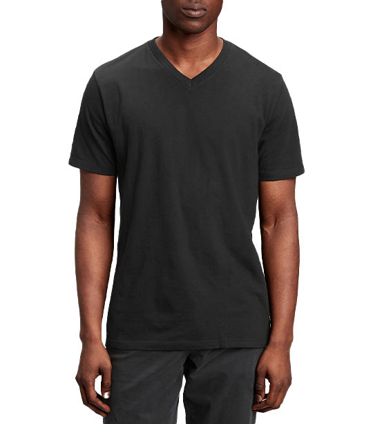Cotton Classic V T-Shirt True Black