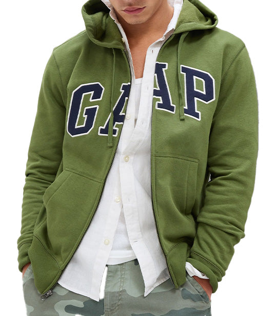 gap green hoodie mens