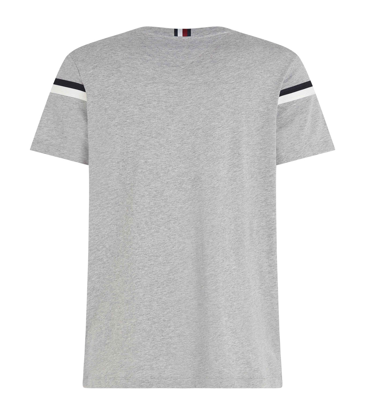 Men's Global Stripe Monotye T-Shirt Light Gray Heather