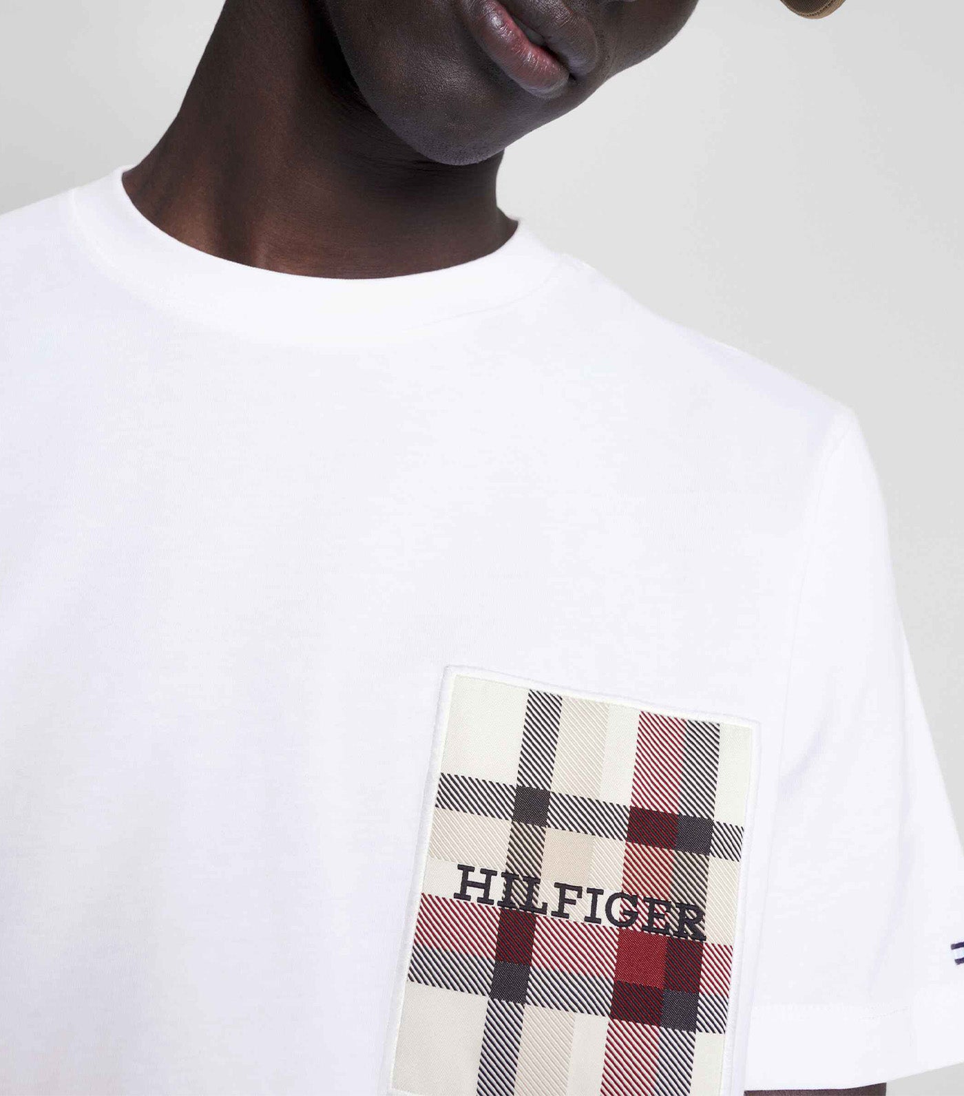 Men's Hilfiger Monotype Patch T-Shirt White