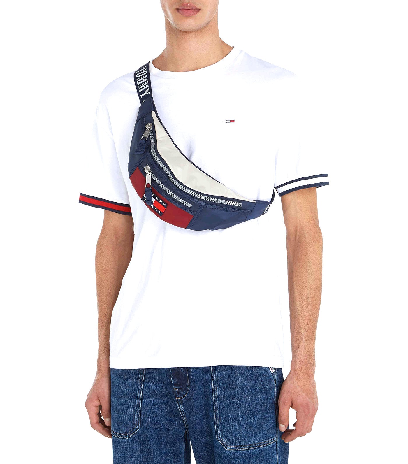 Tommy hilfiger logo store tape bumbag