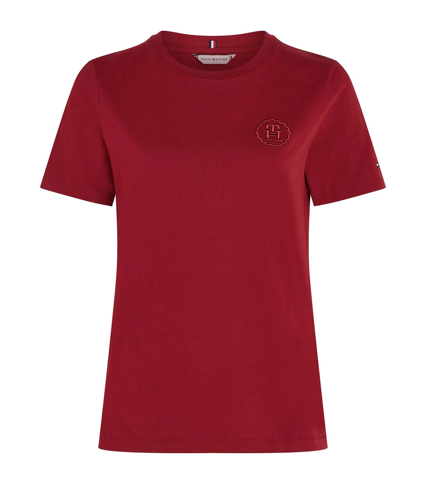 T shirt tommy hilfiger homme rouge hot sale