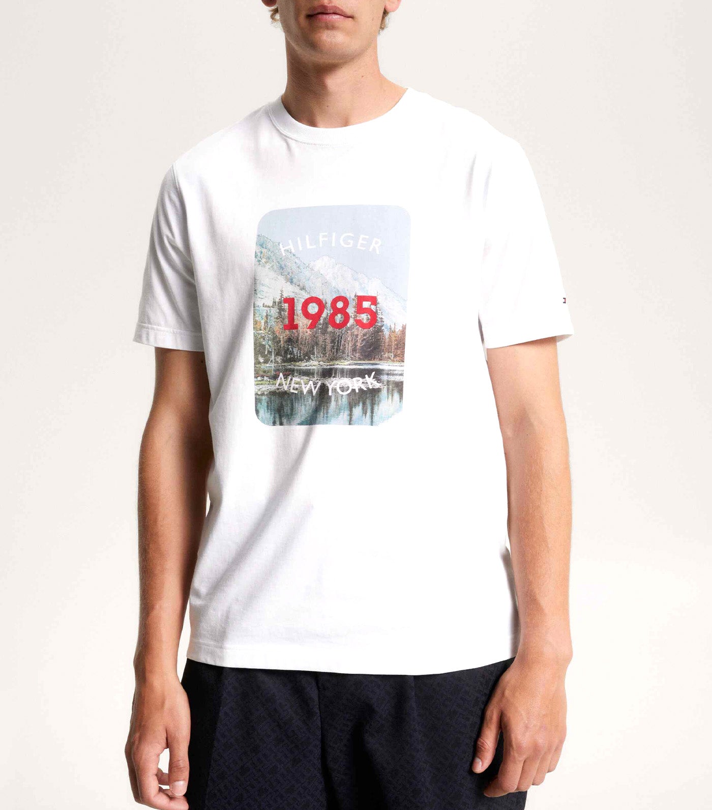 Men's Landscape Graphic T-Shirt White