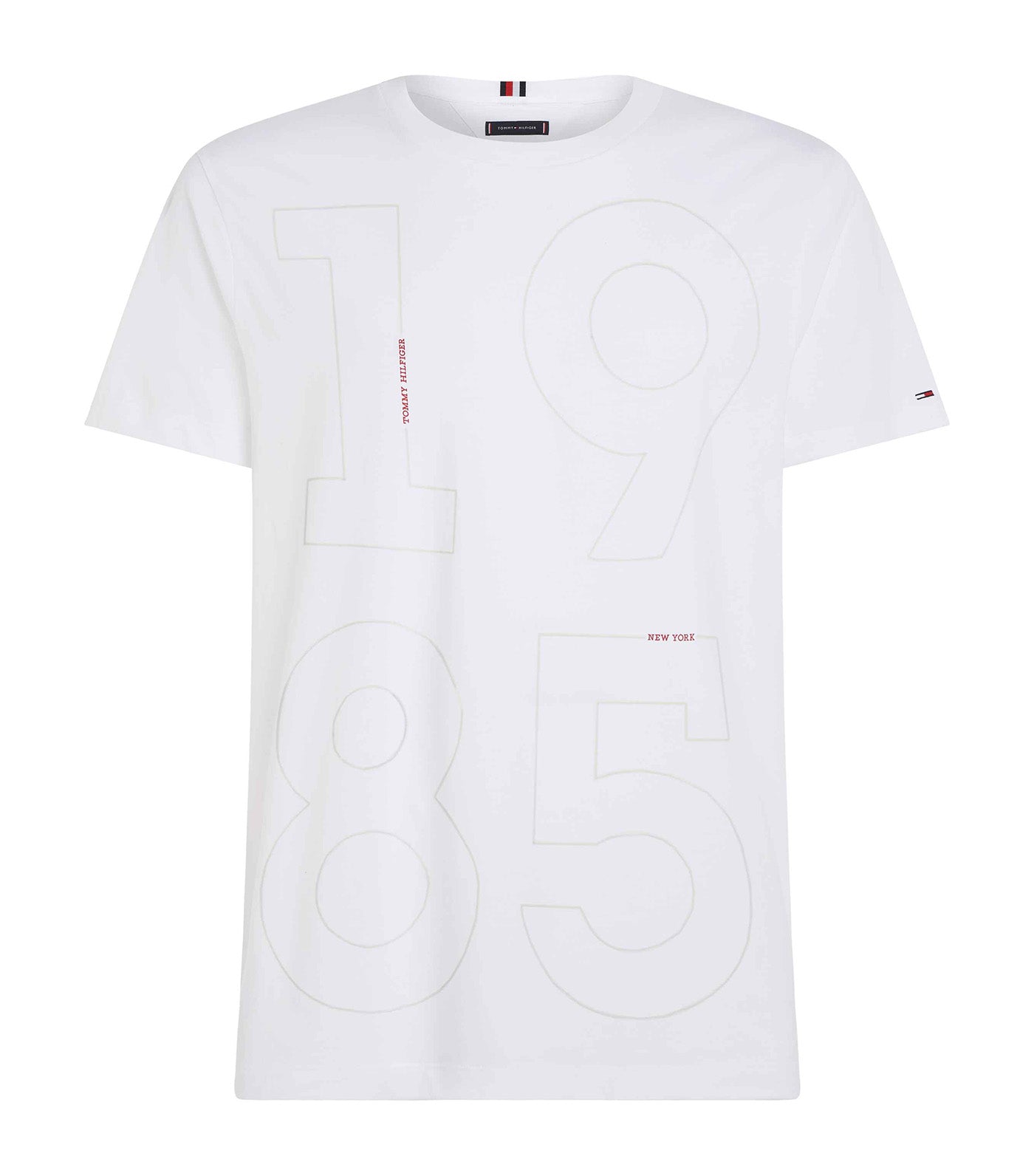 Men's Modern Placement Graphic T-Shirt White