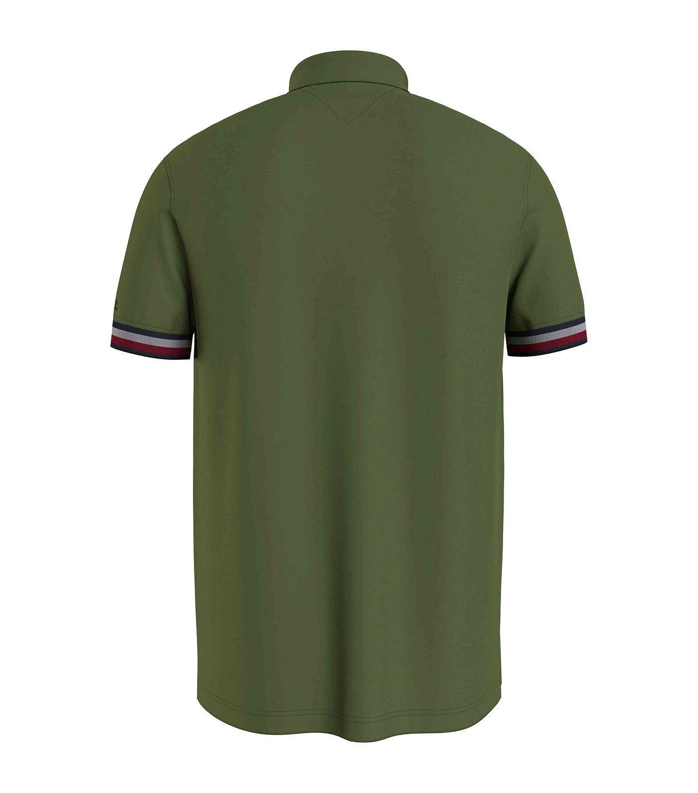 Men's WCC Bold Textured Cuff Regular Polo Shirt Putting Green
