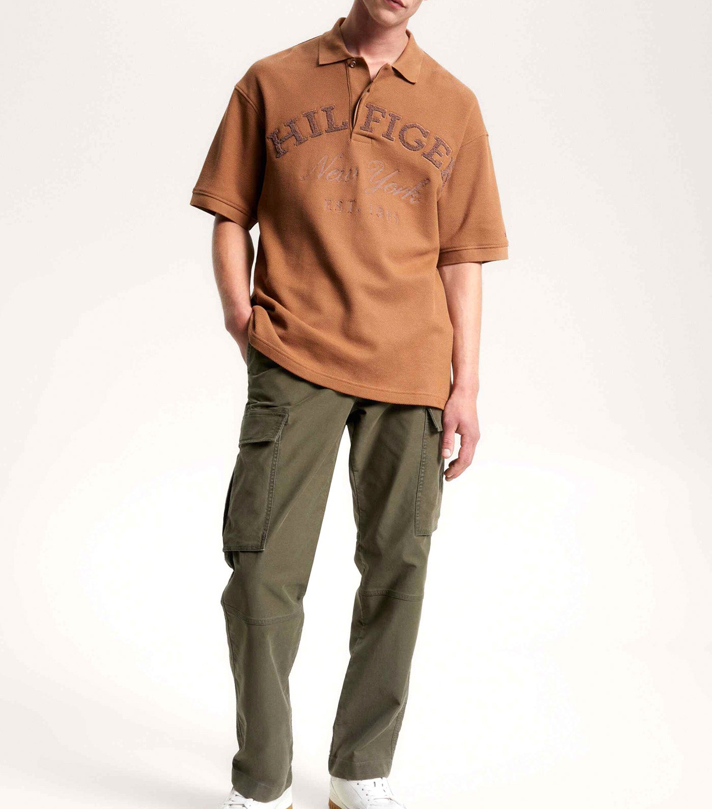 Men's Monotype Archive Fit Polo Shirt Desert Khaki