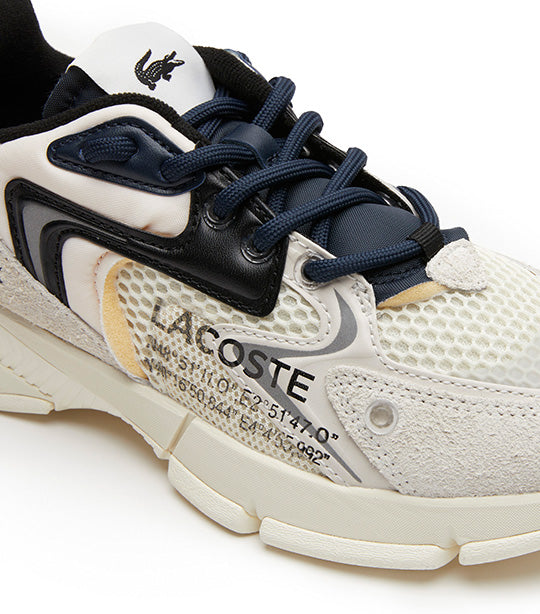 Women's Lacoste L003 Neo Textile Trainers Off White/Black