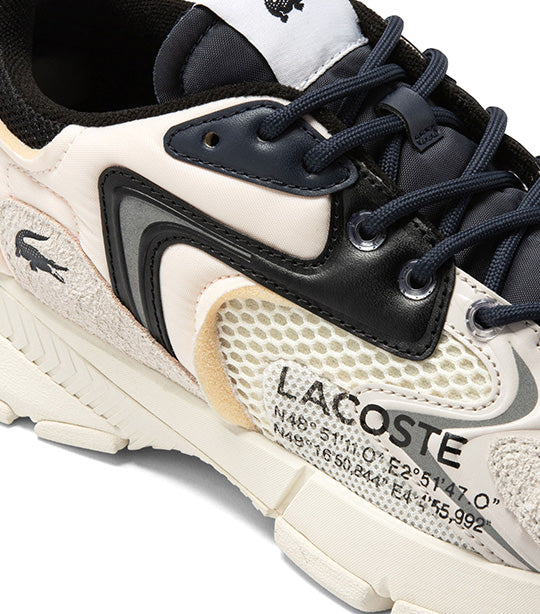 Men's Lacoste L003 Neo Textile Trainers Off White/Black