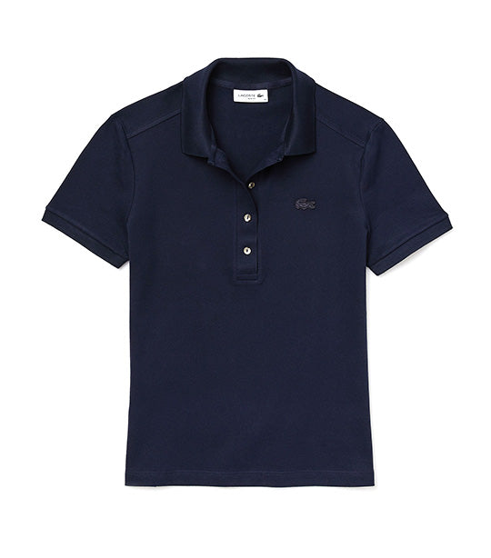 Lacoste Women s Lacoste Stretch Cotton Pique Polo Shirt Navy Blue Rustan s