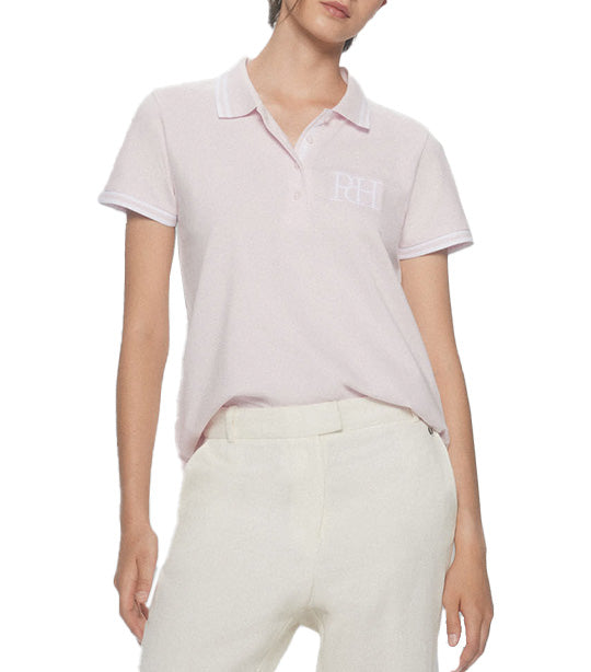 Short Sleeve Plain Polo Pink