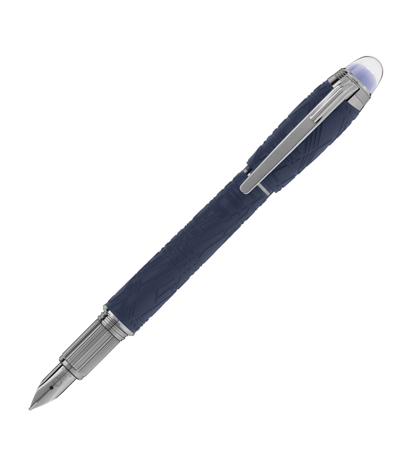 Starwalker Space Blue Resin Fountain Pen (F) Blue