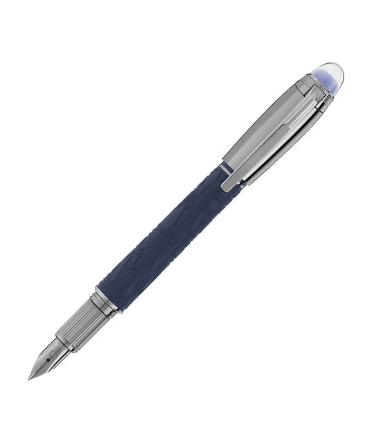 Starwalker Space Blue Doué Fountain Pen (F) Blue