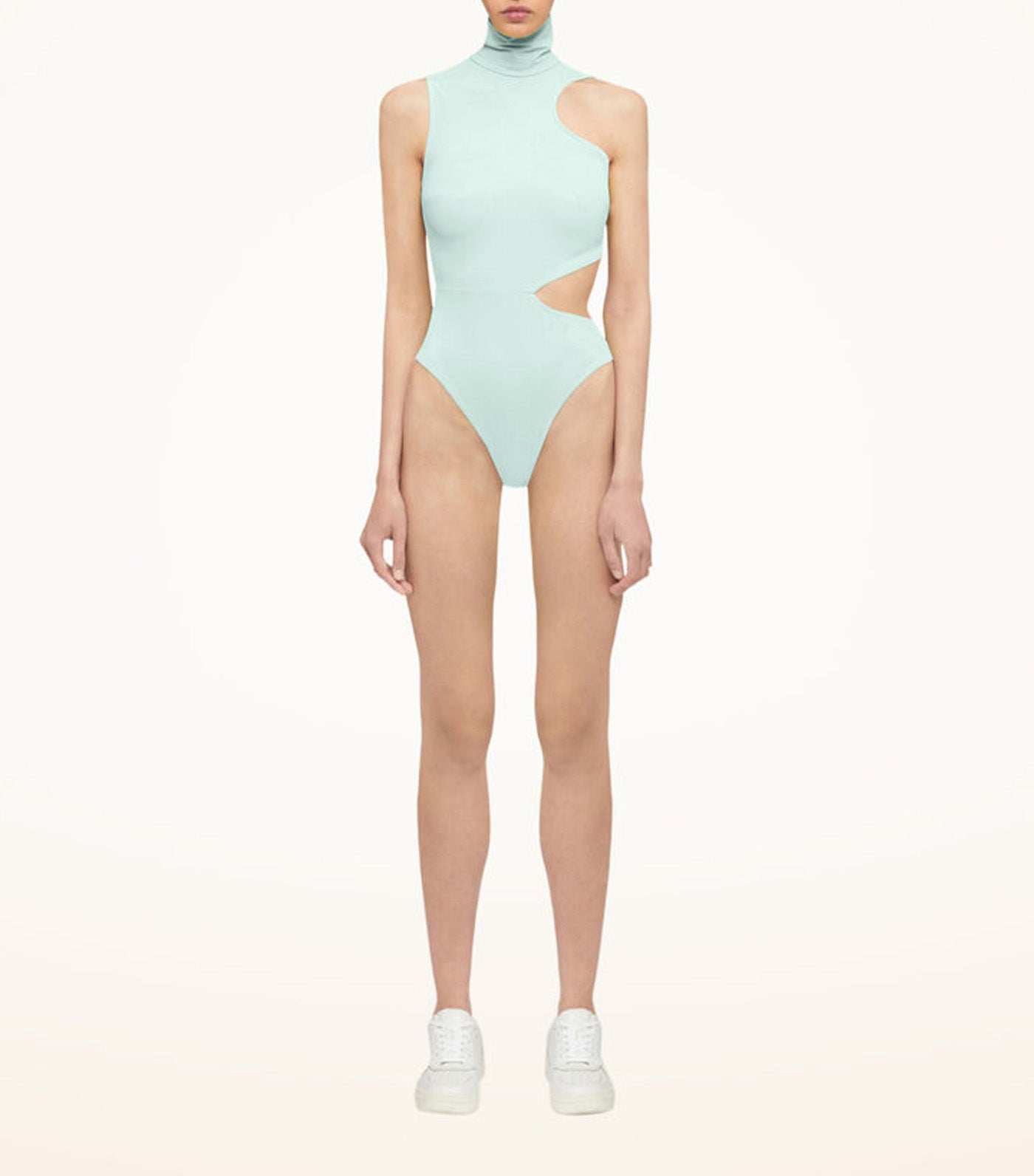 Wolford Warm Up Bodysuit Aqua