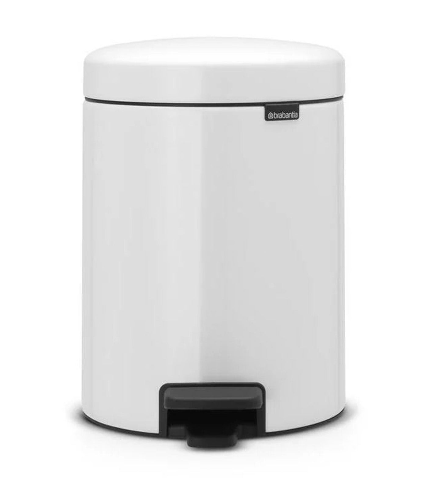 Garden Barn NewIcon Pedal Bin Silent 5L White