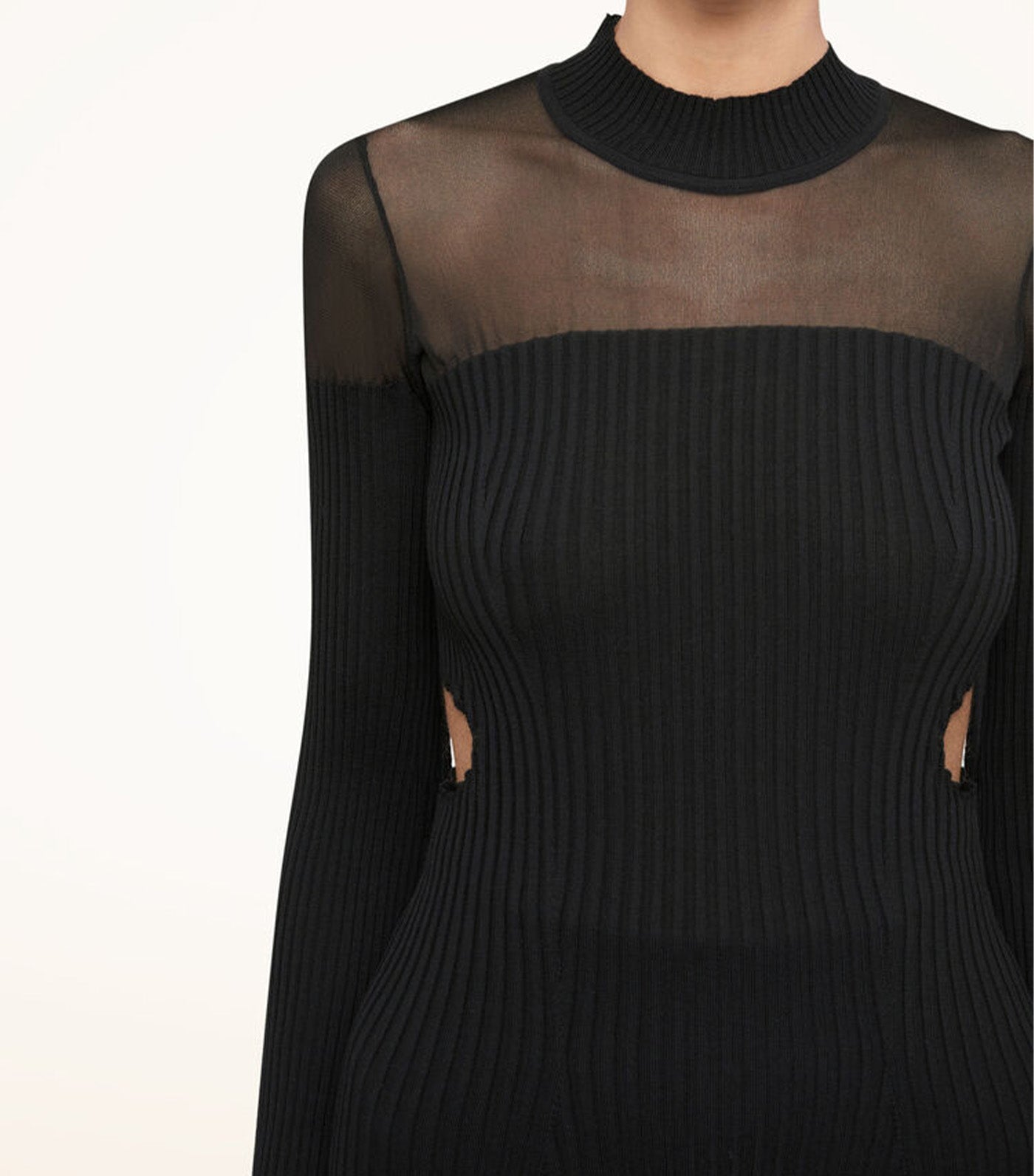  Wolford Merino Rib Top Long Sleeves for Women Black : Clothing,  Shoes & Jewelry