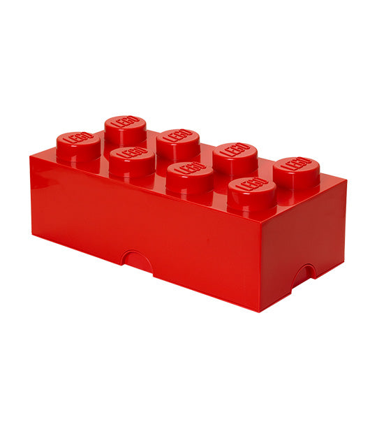 Eight-Stud Storage Brick - Red