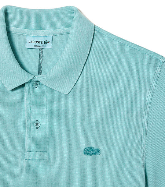Lacoste x Netflix Men’s Organic Cotton Polo Shirt Eco Blue