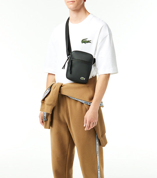 Lacoste small flat sales crossover bag