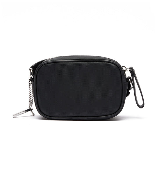 Daily Lifestyle Coated Canvas Small Crossover Purse Noir