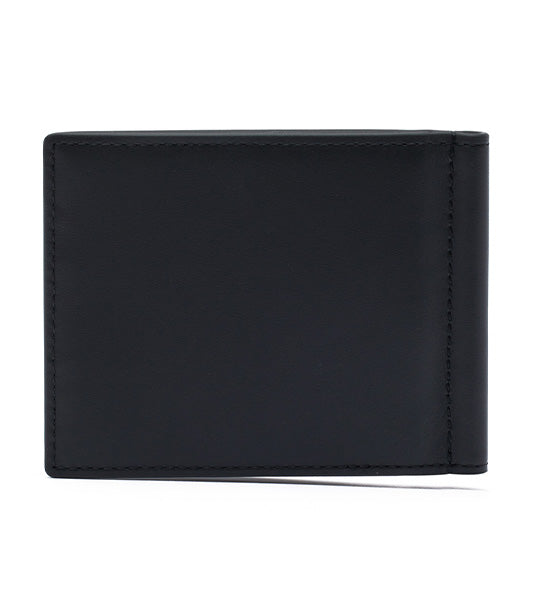 Folding Wallet with Bill Clip Noir