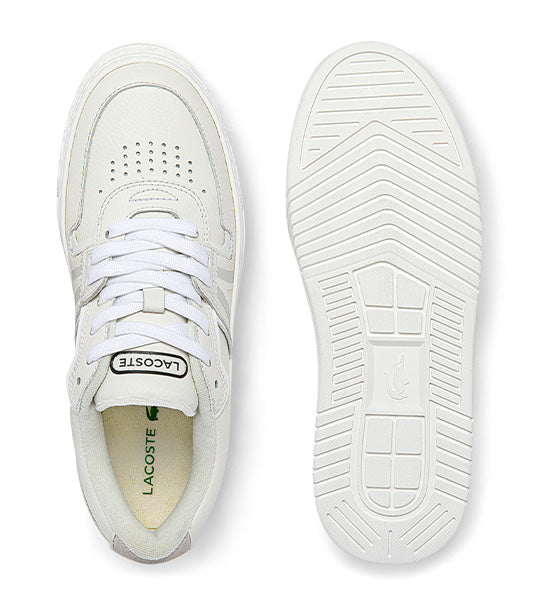 Women's L001 Leather Trainers White/Off White