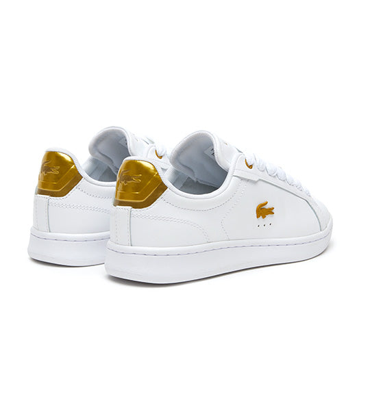 Womens lacoste sale white sneakers