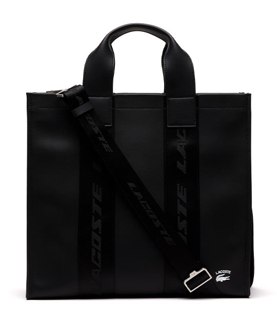 Shop Cabas Monogram Day Tote Bag M - Secret Black by ROSA.K