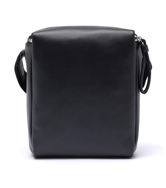 Leather Camera Bag Satchel Noir