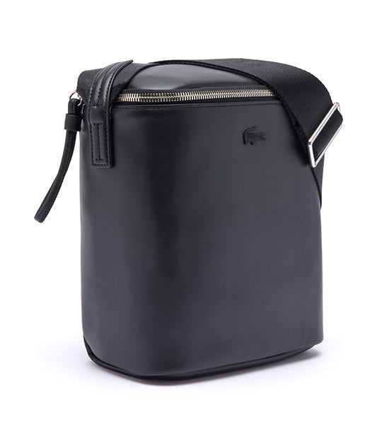Leather Camera Bag Satchel Noir