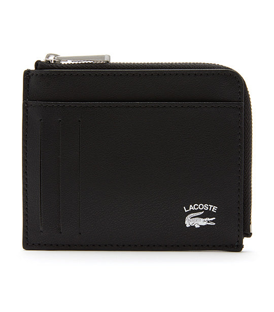 Lacoste Practice Zipped Card Holder Noir