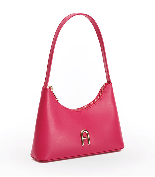 Diamante Mini Shoulder Bag Pop Pink