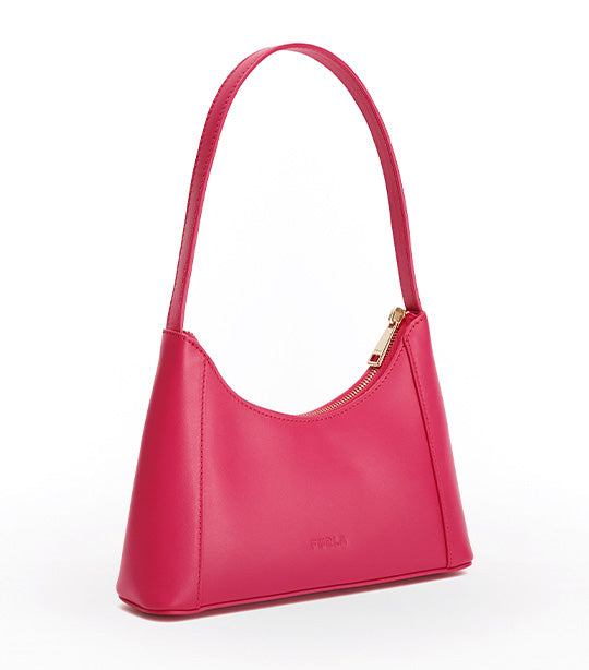 Diamante Mini Shoulder Bag Pop Pink