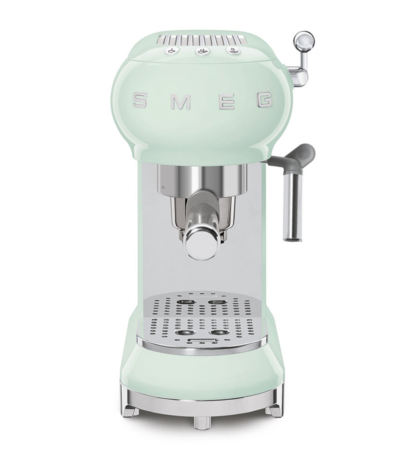 ECF01PGEU 50s Style Espresso Coffee Machine Pastel Green