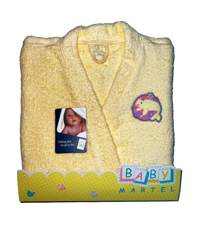 Baby Martel Terry Robe Soft Maize | Rustan's