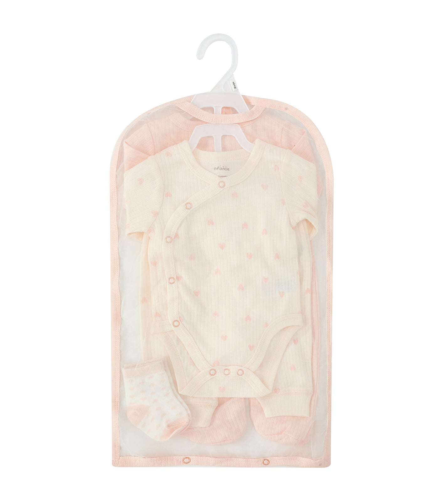 5 Piece Set - Bodysuit, Babygrower, Pants, Cap and Socks