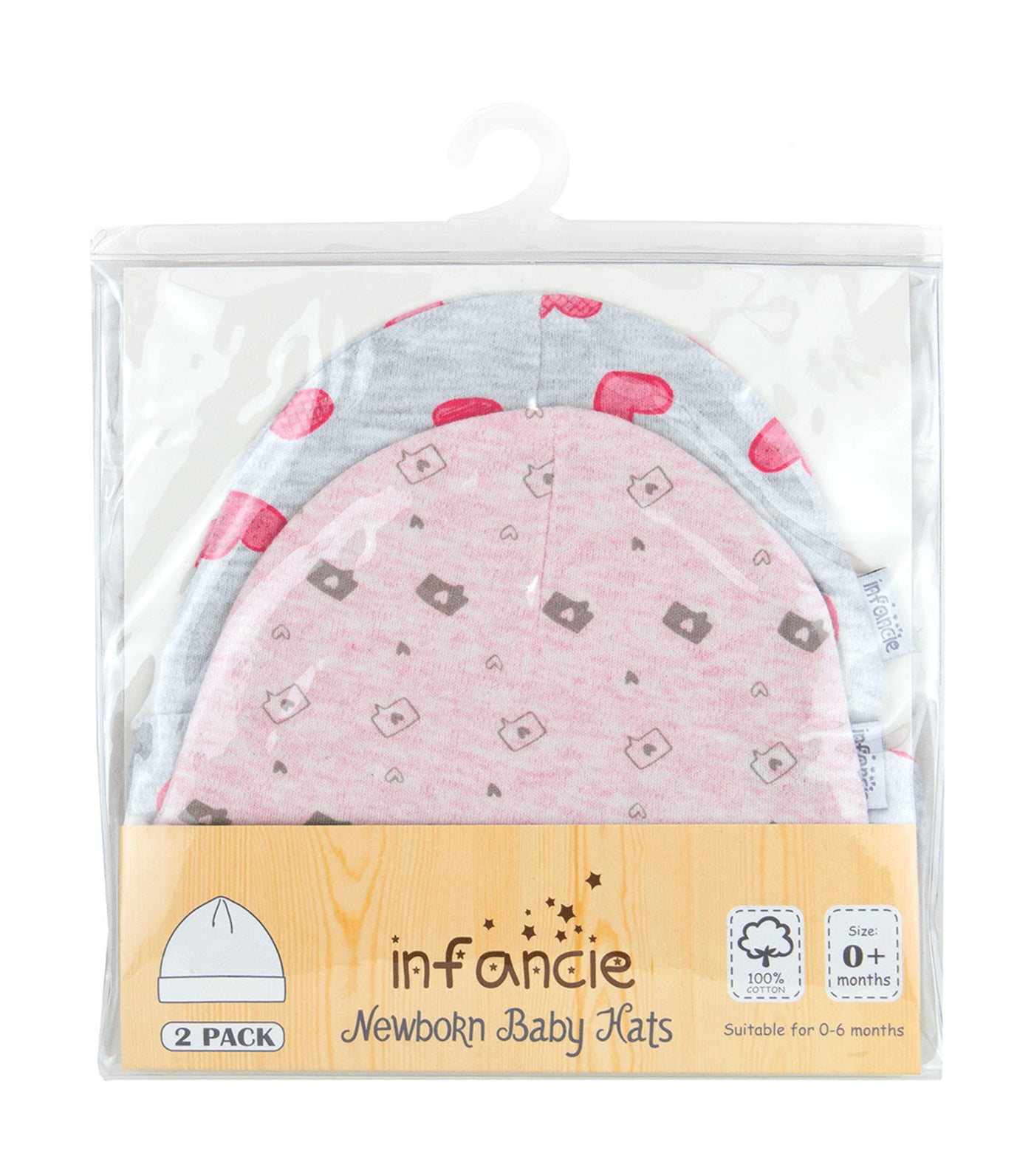 2-Pack Baby Hat