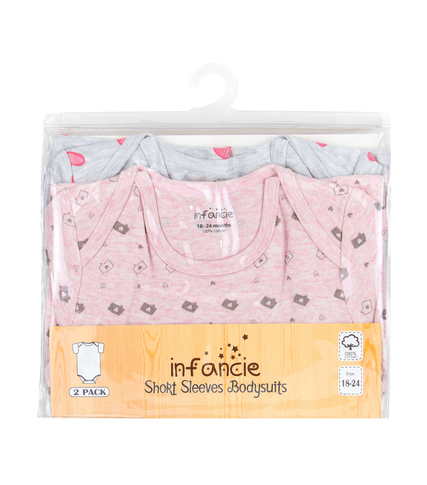 2-Pack Short Sleeves Bodysuits