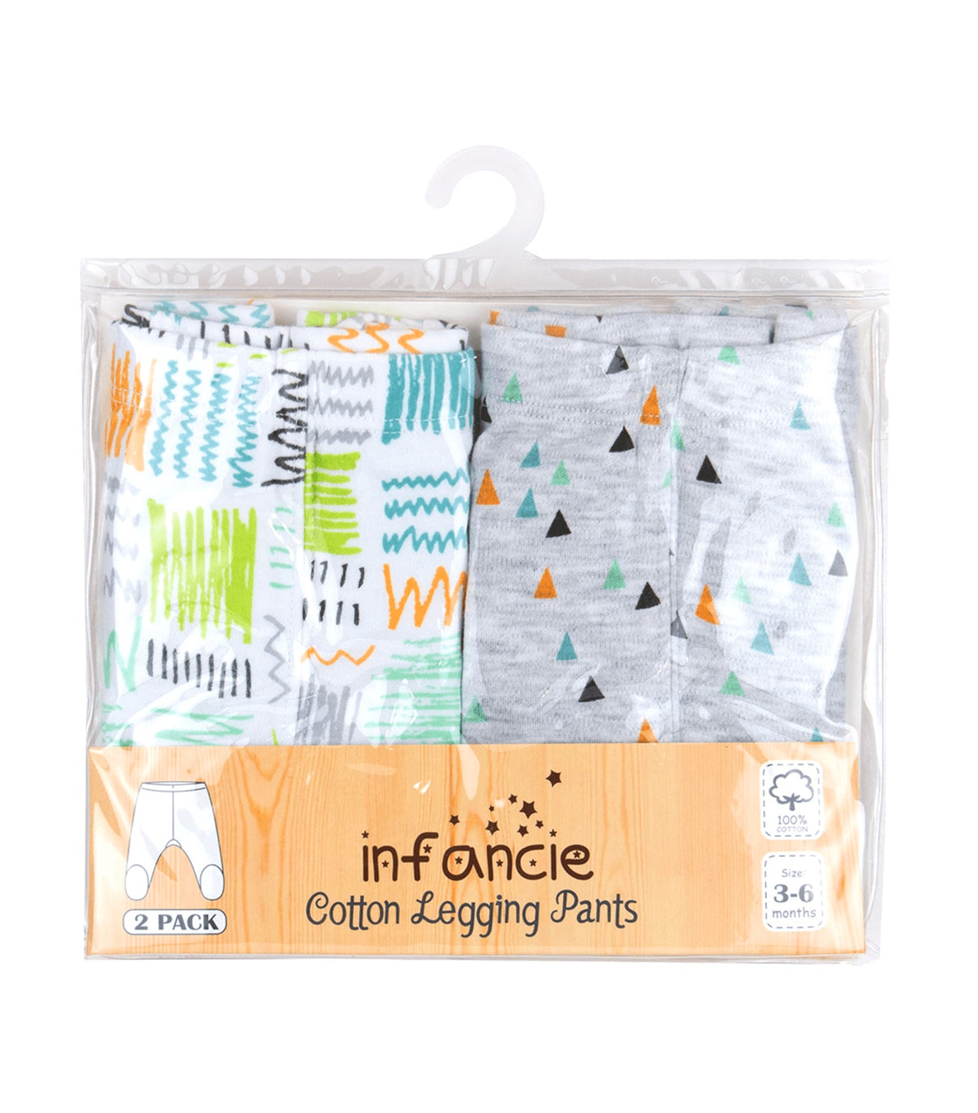 2-Pack Footed Leggings